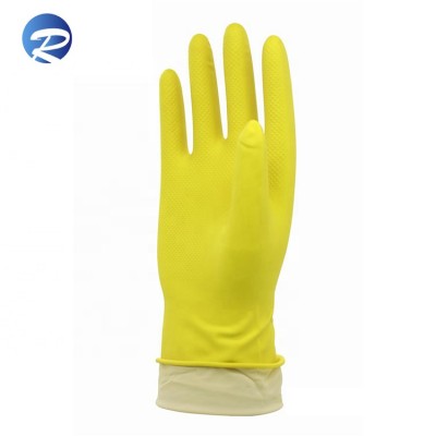 Top sale diamond palm unlined oven cyclic household cleaning hand care latex glove